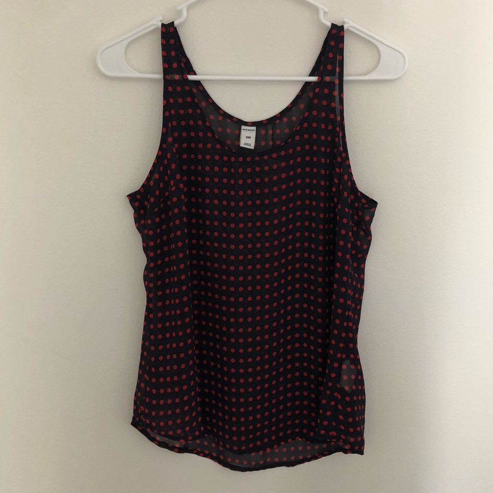 Old navy polka dot top